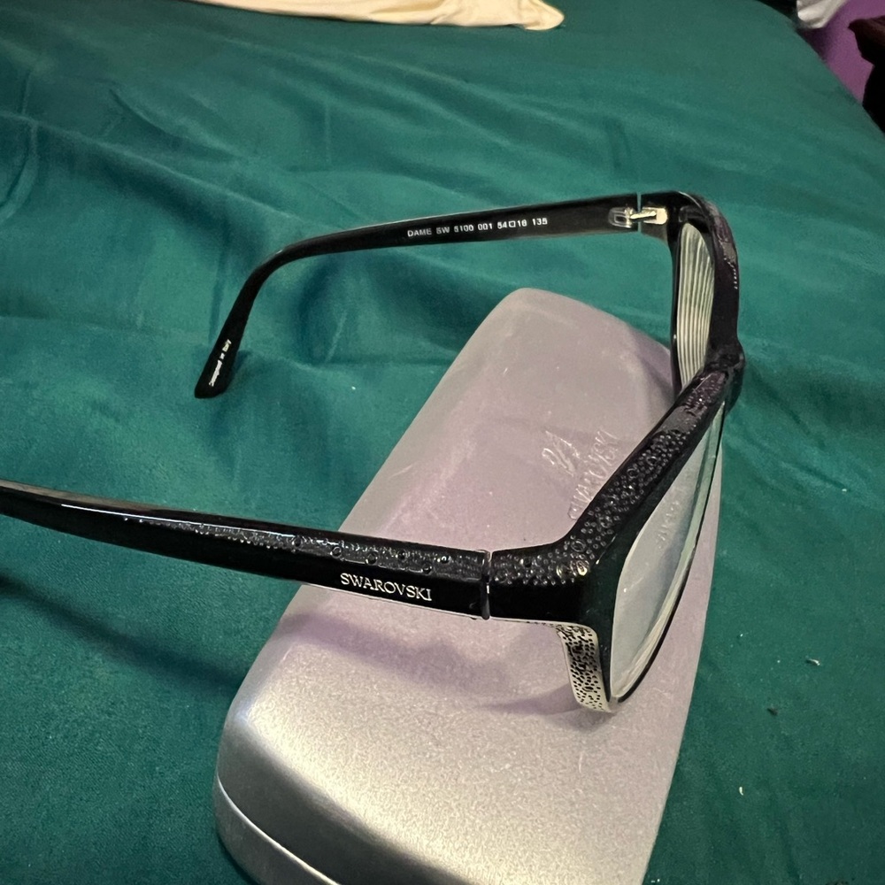 Swarovski Black Eyeglasses